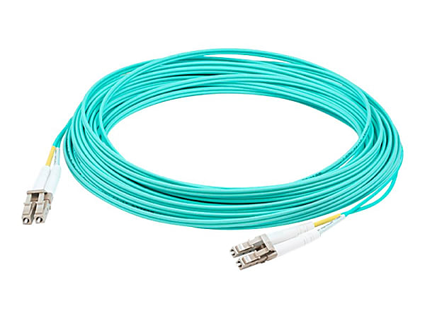 AddOn 7m LC OM4 Aqua Patch Cable - Patch cable - LC multi-mode (M) to LC multi-mode (M) - 7 m - fiber optic - ADDLCLC7M5OM4