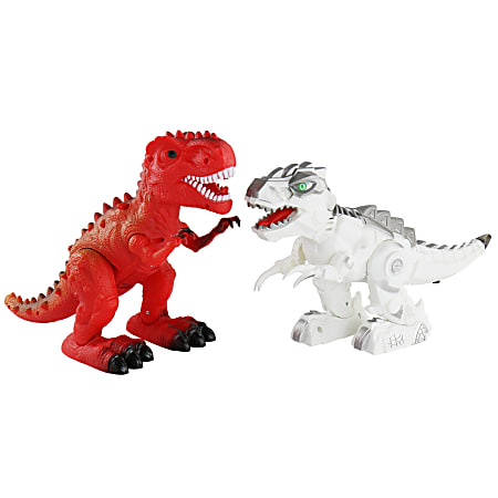 Vivitar Robo Mighty Mega-Rex Vs T-Rex Set, Red/White