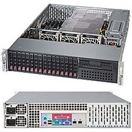 Supermicro SuperServer 2028R-C1RT4+ Barebone System - 2U Rack-mountable - Intel C612 Express Chipset - Socket LGA 2011-v3 - 2 x Processor Support - Black - 1.50 TB DDR4 SDRAM DDR4-2133/PC4-17000 Maximum RAM Support