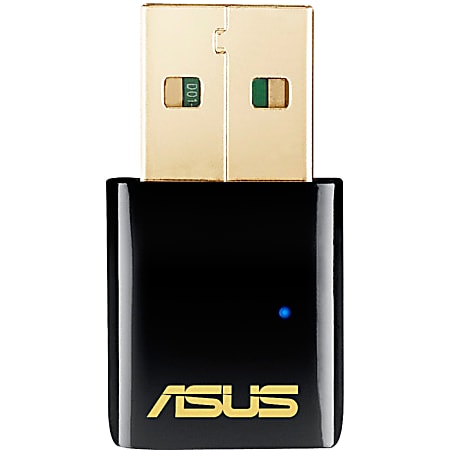 Asus USB-AC51 IEEE 802.11ac Wi-Fi Adapter for Desktop Computer/Notebook - USB - 433 Mbit/s - 2.40 GHz ISM - 5 GHz UNII - External