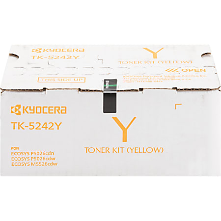 Kyocera® TK-5242Y Yellow Toner Cartridge
