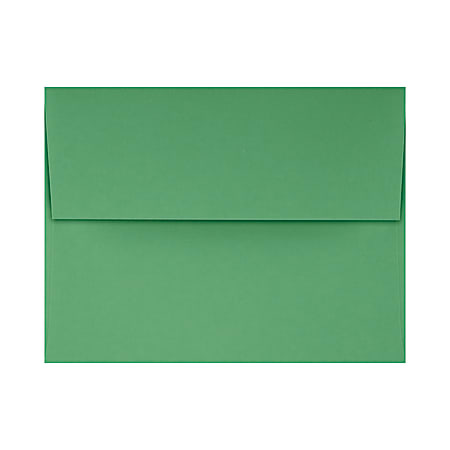 LUX Invitation Envelopes, A2, Peel & Press Closure, Holiday Green, Pack Of 1,000