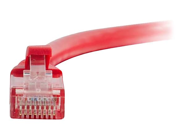 C2G 100ft Cat6 Snagless Unshielded (UTP) Ethernet Cable - Cat6 Network Patch Cable - PoE - Red - Patch cable - RJ-45 (M) to RJ-45 (M) - 100 ft - CAT 6 - molded, snagless, stranded - red