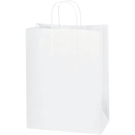 Partners Brand Paper Shopping Bags, 10"W x 5"D