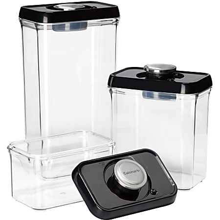 Cuisinart CFS-TC-S6BS Storage Ware - Food Container - Plastic - Dishwasher Safe - Microwave Safe