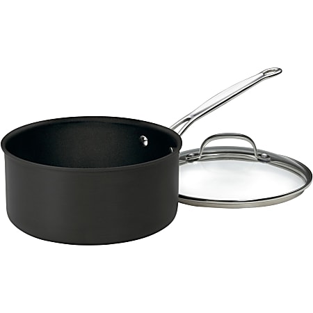 Cuisinart Chef's Classic 6194-20 Saucepan - 4 quart Saucepan, Lid - Titanium, Stainless Steel Handle, Glass Lid