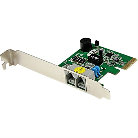 StarTech.com Internal PCI Express V.92 56K Data Fax Modem - PCIe Dial Up Modem