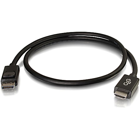 C2G 10ft DisplayPort to HDMI Adapter Cable MM DisplayPortHDMI - Main Image