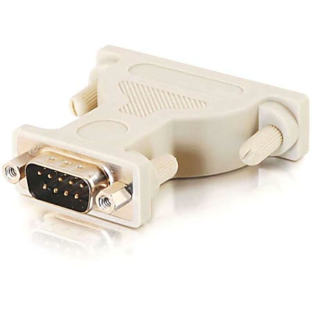 C2G DB9 Male to DB25 Female Serial Adapter - 1 x 9-pin DB-9 Serial Male - 1 x 25-pin DB-25 Serial Female - Beige