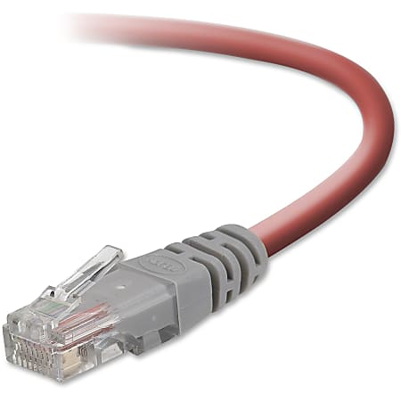Belkin Cat5e Crossover Cable - RJ-45 Male Network - RJ-45 Male Network - 50ft - Yellow