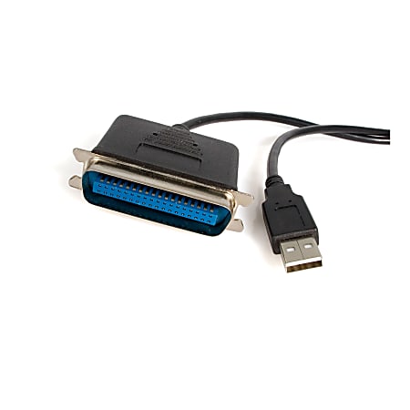StarTech.com Parallel printer adapter - USB - parallel - 6 ft - Add a Centronics parallel port to your desktop or laptop PC through USB - ICUSB1284