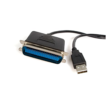 StarTech.com StarTech.com Parallel printer adapter - USB - parallel - 6 ft  - usb to parallel printer - usb to parallel cable - usb to centronics - usb to ieee 1284