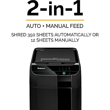 Fellowes AutoMax 350C 350 Sheet Cross Cut Shredder 4964001