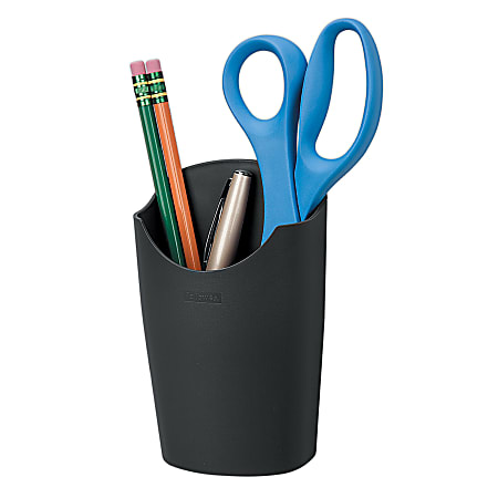 Fellowes® Partitions Additions™ 95% Recycled Pencil Cup, Dark Graphite