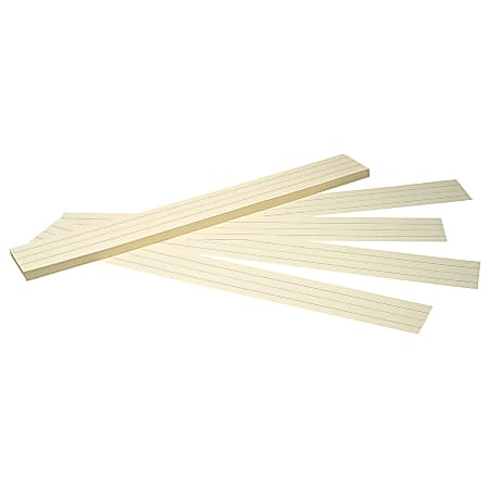 FORAY™ Sentence Strips, 3" x 24", Manila, Pack Of 100