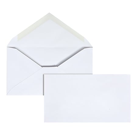 Office Depot® Brand #6 3/4 Envelopes, Gummed Seal, White, Box Of 500