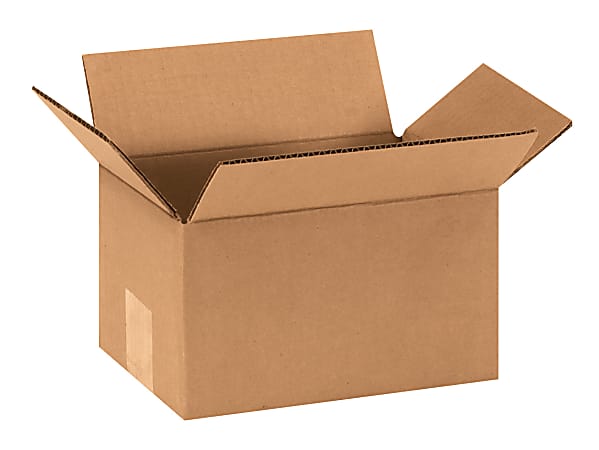 Partners Brand Corrugated Boxes, 9" x 6" x 5", Kraft, Pack Of 25