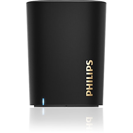 Philips BT100B Speaker System - 2 W RMS - Wireless Speaker(s) - Portable - Battery Rechargeable