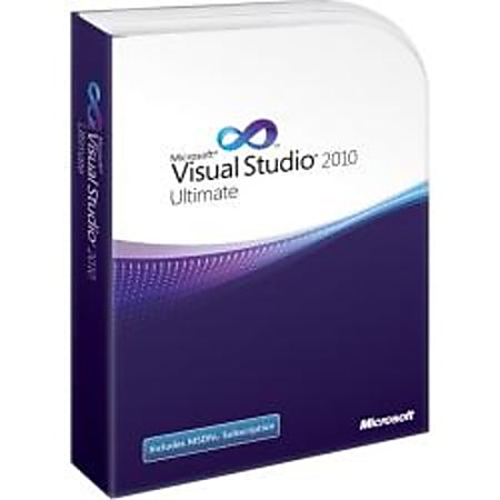 Microsoft Visual Studio 2010 Ultimate Edition with MSDN Renewal - Complete  Product - 1 User