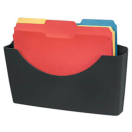 Fellowes® Partitions Additions™ File Pocket, Dark Graphite