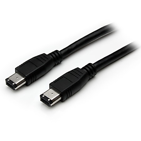 StarTech.com IEEE-1394 FireWire cable - 6 pin FireWire (M) - 6 pin FireWire (M) - ( IEEE 1394 ) - 10 ft