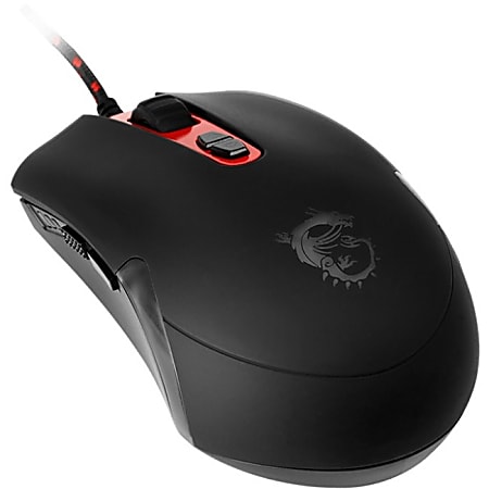 MSI™ Interceptor DS100 Gaming Mouse, Black/Red