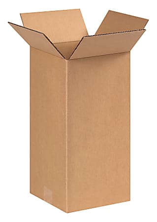 Office Depot® Brand Corrugated Cartons, 8" x 8" x 16", Kraft, Pack Of 25