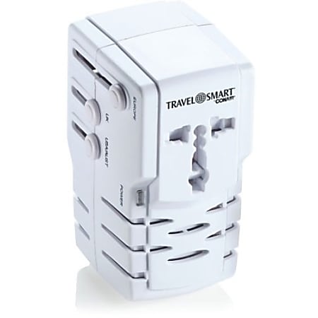 Travel Smart All-In-One Adapter Combo Unit - 120 V AC, 230 V AC