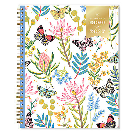 Planning Calendar DD Flutter CYO 8.5x11 AY26&ndash;27 Weekly/Monthly
