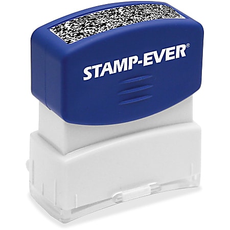 Stamp-Ever Pre-inked Security Block Stamp - 1.69