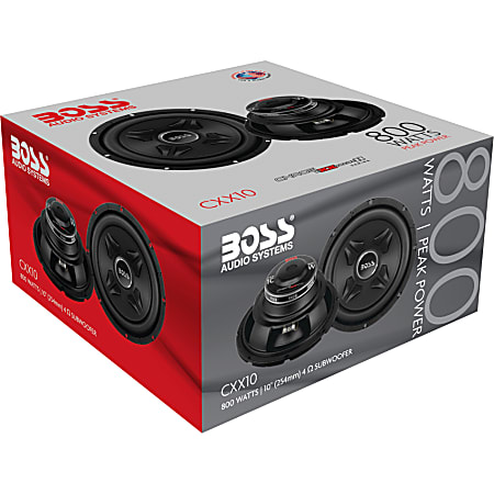 BOSS AUDIO CXX10 Chaos Exxtreme10 inch Single Voice Coil 4 Ohm 800