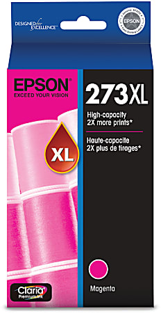 Epson® T273XL Claria® 320-S High-Yield Photo Magenta Ink Cartridge, T273XL320-S