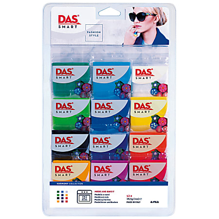 DAS Smart Clay Set, 1 Oz, Harmonic, Set Of 12 Packs