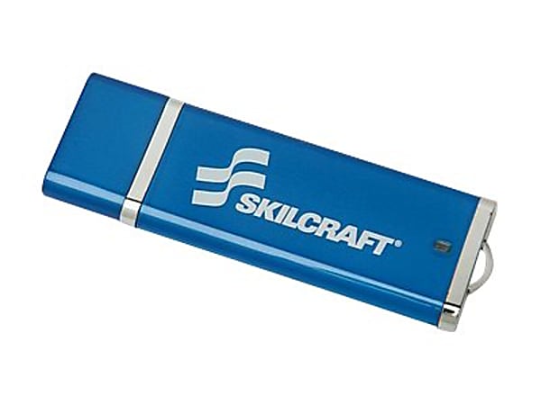 SKILCRAFT USB Flash Drive With 256-Bit AES Encryption, 32GB (AbilityOne 7045-01-569-1704)