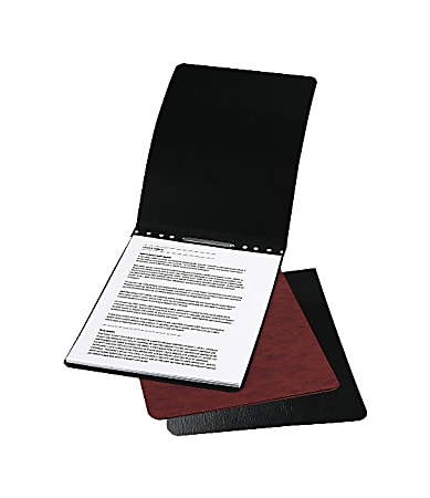 ACCO® Presstex® Tyvek®-Reinforced Top Binding Cover, 8 1/2" x 11", 60% Recycled, Black, ACC17021