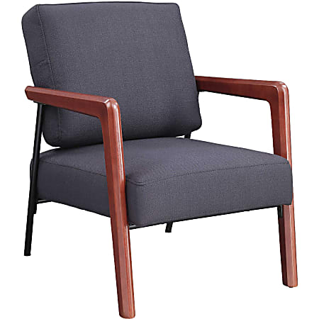 Lorell® Lounge Chair, Black