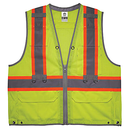 Ergodyne GloWear 8231TV Hi-Vis Tool Tethering Safety Vest,