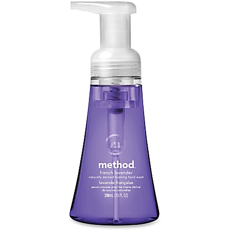 Method® Antibacterial Foam Gel Hand Wash Soap, Lavender Scent, 10 Oz Bottle