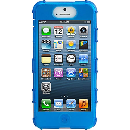 zCover APP5ATC GloveOne iPhone 5 MacWorld Award Winner Design TPU Case, Dockable, BLUE