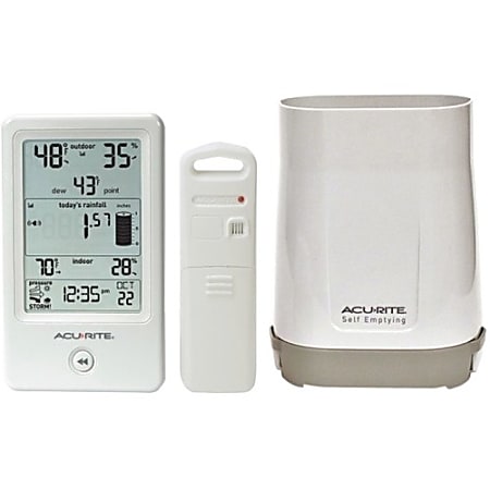 Acu-Rite Digital Thermometer with Indoor/Outdoor Sensor 02049, 1