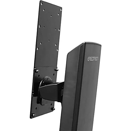 Ergotron Mounting Bracket for Flat Panel Display - Black - 29.10 lb Load Capacity - 75 x 75, 100 x 100 - VESA Mount Compatible