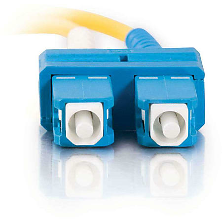 C2G 1m SC SC 9125 Duplex Single Mode OS2 Fiber Cable Plenum CMP Rated ...