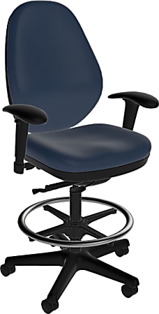 Tall stool hotsell with back support