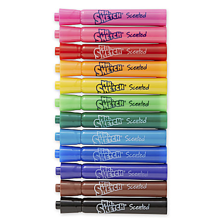 Crayola Silly Scents Smash Ups Colored Pencils Assorted Colors Box Of 12  Pencils - Office Depot