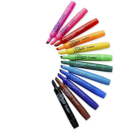  Mr. Sketch® Scented Markers, Class Pack, Assorted Colors, Pack  Of 192 : Home & Kitchen