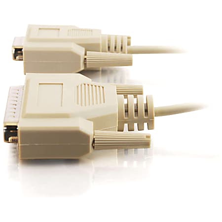 6Ft DB9 Female to DB25 Male DB9F/DB25M Null Modem Cable Stock # G187 