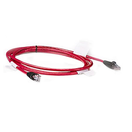 HP Cat5 Patch Cable - RJ-45 Male - RJ-45 Male - 12ft - Red