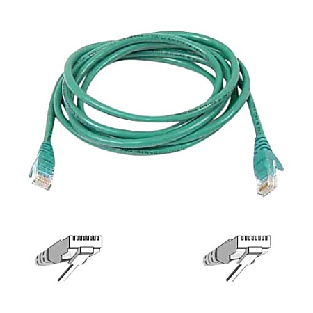 Belkin Cat6 Patch Cable - RJ-45 Male - RJ-45 Male - 50ft - Green