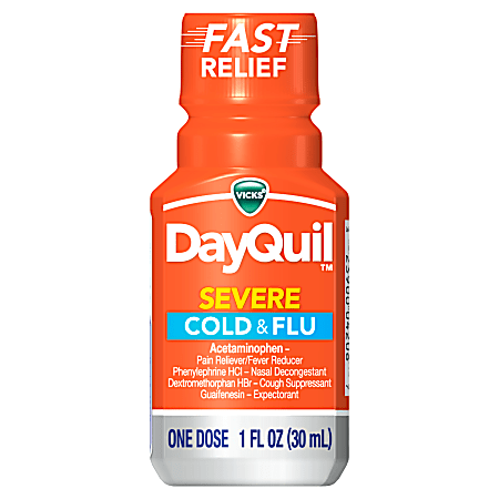 DayQuil Severe Multi-Symptom Liquid, 1 Oz