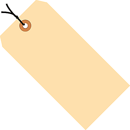 Office Depot® Brand Prestrung Manila Shipping Tags, 10 Point, #3, 3 3/4" x 1 7/8", Pack Of 1,000